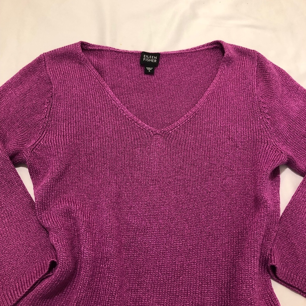 COPY - Eileen Fisher Purple Sweater